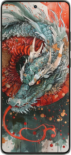 Силиконовый чехол Стихия огня для Motorola Edge 60 Pro 5G - 6101u-4020 изображение 