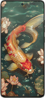 Силиконовый чехол Мелодия Лотоса для Motorola Edge 60 Pro 5G - 6106u-4020 изображение 