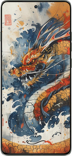 Силиконовый чехол Ярость дракона для Motorola Edge 60 Pro 5G - 6112u-4020 изображение 