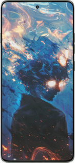 Силиконовый чехол Сатору Годжо для Motorola Edge 60 Pro 5G - 6129u-4020 изображение 