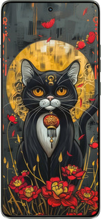 Силиконовый чехол China Cat для Motorola Edge 60 Pro 5G - 6134u-4020 изображение 