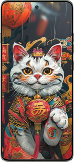 Силіконовий чехол China Cat v2 для Motorola Edge 60 Pro 5G - 6135u-4020 изображение 