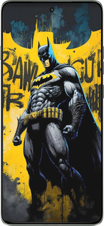 Силиконовый чехол Бетмен для Motorola Edge 60 Pro 5G - 6290u-4020 изображение 