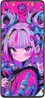 Силиконовый чехол Аниме милаха для Motorola Edge 60 Pro 5G - 6314u-4020 изображение 