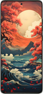 Силиконовый чехол Природа японии для Motorola Edge 60 Pro 5G - 6327u-4020 изображение 