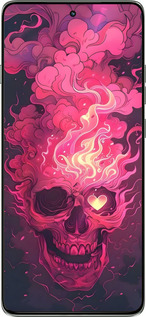 Силиконовый чехол Череп арт для Motorola Edge 60 Pro 5G - 6385u-4020 изображение 