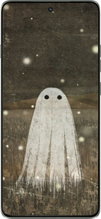 Силиконовый чехол Привидение и светлячки для Motorola Edge 60 Pro 5G - 6406u-4020 изображение 