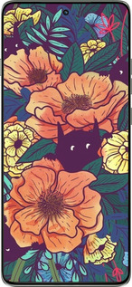 Силиконовый чехол С изображением полевых цветов для Motorola Edge 60 Pro 5G - 6419u-4020 изображение 