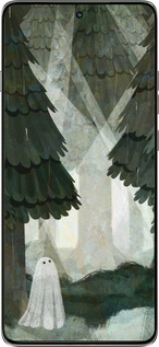 Силиконовый чехол С изображением соснового леса и привидения для Motorola Edge 60 Pro 5G - 6420u-4020 изображение 