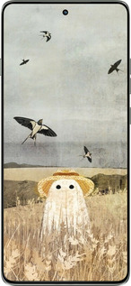 Силиконовый чехол Призрак в поле для Motorola Edge 60 Pro 5G - 6427u-4020 изображение 