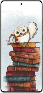Силиконовый чехол Сова и книги для Motorola Edge 60 Pro 5G - 6436u-4020 изображение 
