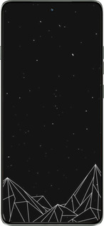 Силиконовый чехол Черно белые абстрактные горы для Motorola Edge 60 Pro 5G - 6437u-4020 изображение 