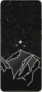 Силиконовый чехол Минималистический горный пейзаж для Motorola Edge 60 Pro 5G - 6438u-4020 изображение 