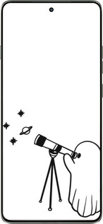 Силиконовый чехол Привидение астроном для Motorola Edge 60 Pro 5G - 6444u-4020 изображение 