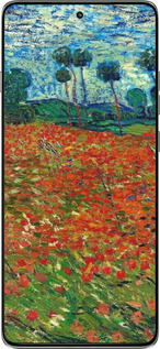 Силиконовый чехол Винсент Ван Гог-Маковое поле для Motorola Edge 60 Pro 5G - 6466u-4020 изображение 