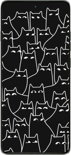 Силиконовый чехол С изображением кошек для Motorola Edge 60 Pro 5G - 6470u-4020 изображение 