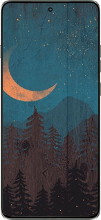 Силіконовий чехол Зоряний ліс для Motorola Edge 60 Pro 5G - 6480u-4020 изображение 