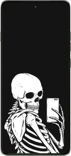 Силиконовый чехол Скелет делает Selfie для Motorola Edge 60 Pro 5G - 6535u-4020 изображение 