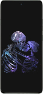 Силиконовый чехол С изображением скелета для Motorola Edge 60 Pro 5G - 6537u-4020 изображение 