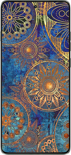 Силіконовий чехол Золотий візерунок для Motorola Edge 60 Pro 5G - 678u-4020 изображение 