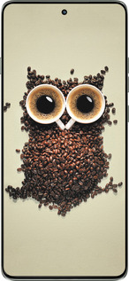 Силіконовий чехол Сова з кави для Motorola Edge 60 Pro 5G - 777u-4020 изображение 