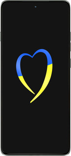 Силіконовий чехол Жовто-блакитне серце для Motorola Edge 60 Pro 5G - 885u-4020 изображение 