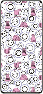 Силиконовый чехол Смешные коты для Motorola Edge 60 Pro 5G - 907u-4020 изображение 