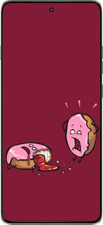 Силиконовый чехол Печенье для Motorola Edge 60 Pro 5G - 911u-4020 изображение 