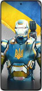 Силиконовый чехол Украинский киборг для Motorola Edge 60 Pro 5G - 980u-4020 изображение 