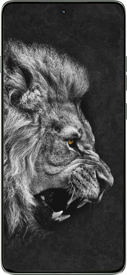 Силиконовый чехол Лев для Motorola Edge 60 Pro 5G - 1080u-4020 изображение 