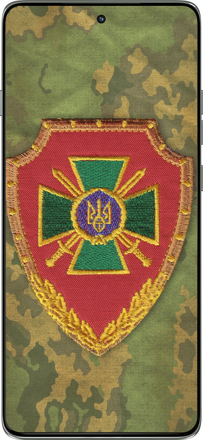 Силиконовый чехол Пограничная служба Украины для Motorola Edge 60 Pro 5G - 1091u-4020 изображение 