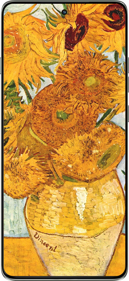 Силіконовий чехол Вінсент Ван Гог. Соняшники для Motorola Edge 60 Pro 5G - 162u-4020 изображение 