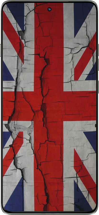Силиконовый чехол Флаг Великобритании 2 для Motorola Edge 60 Pro 5G - 387u-4020 изображение 