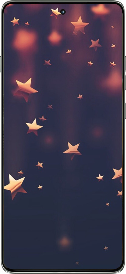 Силиконовый чехол Падающие звезды для Motorola Edge 60 Pro 5G - 3974u-4020 изображение 