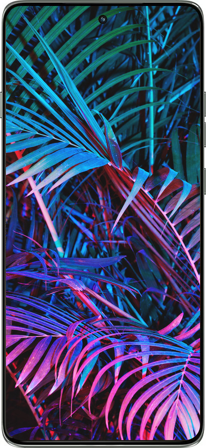 Силиконовый чехол Папоротник под ультрафиолетом для Motorola Edge 60 Pro 5G - 4069u-4020 изображение 