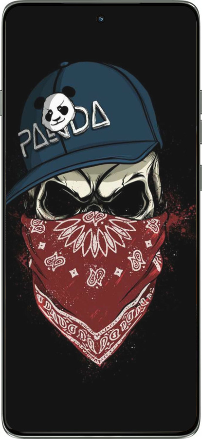 Силиконовый чехол Череп в кепке для Motorola Edge 60 Pro 5G - 4127u-4020 изображение 