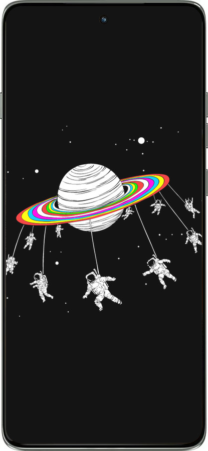 Силиконовый чехол Лунная карусель для Motorola Edge 60 Pro 5G - 4136u-4020 изображение 