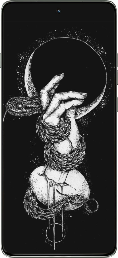 Силіконовий чехол Змія в руці для Motorola Edge 60 Pro 5G - 4149u-4020 изображение 