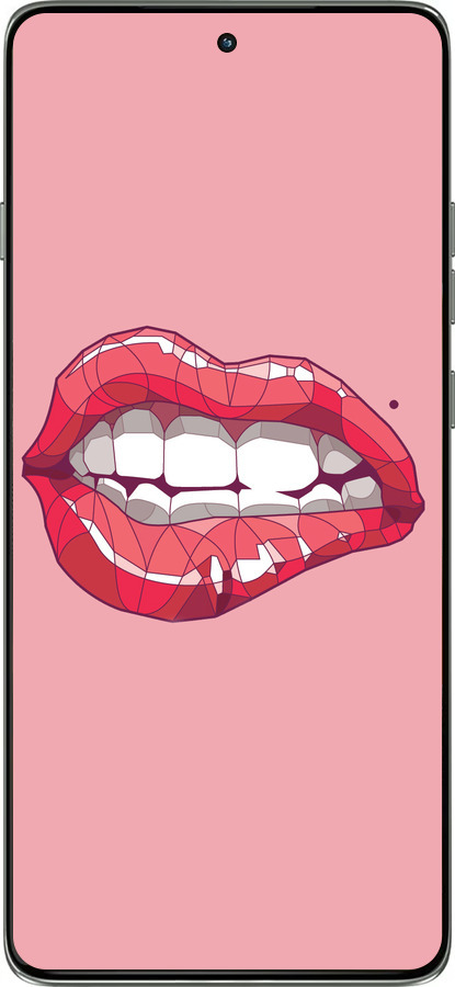 Силіконовий чехол Sexy lips для Motorola Edge 60 Pro 5G - 4174u-4020 изображение 