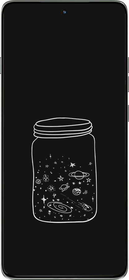 Силиконовый чехол Космос в банке для Motorola Edge 60 Pro 5G - 4297u-4020 изображение 