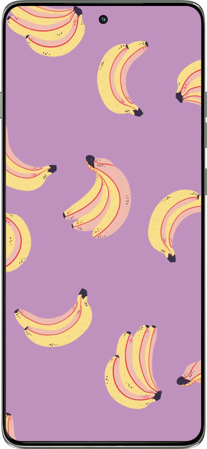 Силиконовый чехол Бананы для Motorola Edge 60 Pro 5G - 4312u-4020 изображение 