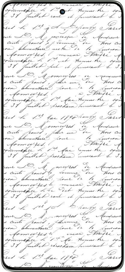 Силиконовый чехол Прописной шрифт для Motorola Edge 60 Pro 5G - 4475u-4020 изображение 