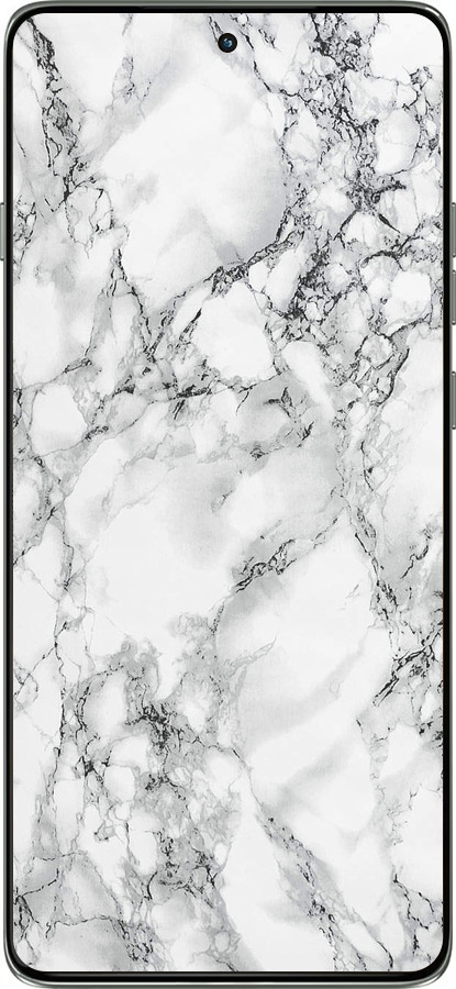 Силиконовый чехол Мрамор белый для Motorola Edge 60 Pro 5G - 4480u-4020 изображение 