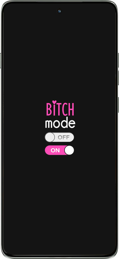 Силиконовый чехол Bitch mode для Motorola Edge 60 Pro 5G - 4548u-4020 изображение 