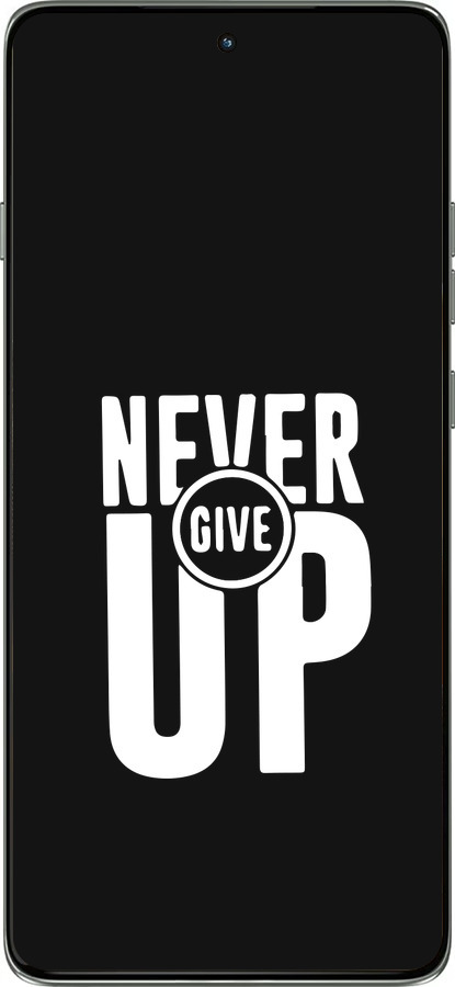 Силиконовый чехол Никогда не сдавайся для Motorola Edge 60 Pro 5G - 4572u-4020 изображение 