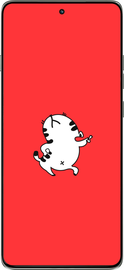 Силиконовый чехол Котик для Motorola Edge 60 Pro 5G - 4577u-4020 изображение 