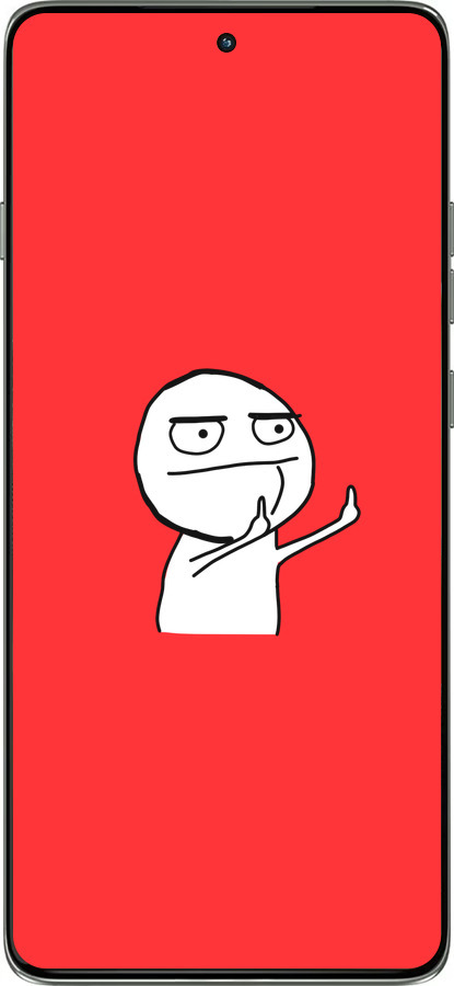 Силиконовый чехол Мем для Motorola Edge 60 Pro 5G - 4578u-4020 изображение 