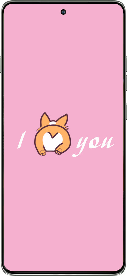 Силіконовий чехол Люблю1 для Motorola Edge 60 Pro 5G - 4587u-4020 изображение 