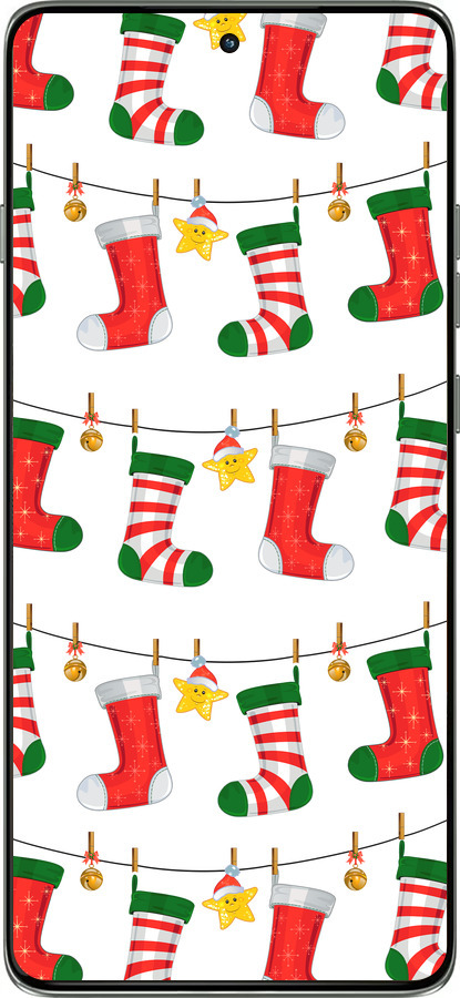 Силиконовый чехол Новогодний 9 для Motorola Edge 60 Pro 5G - 4622u-4020 изображение 