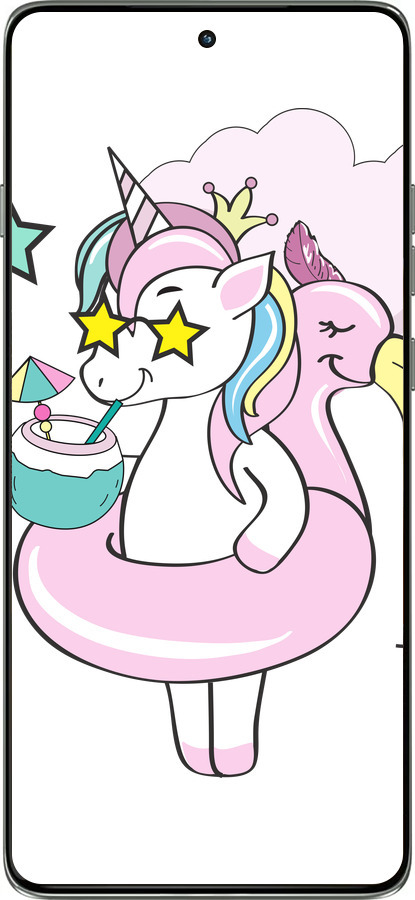 Силіконовий чехол Crown Unicorn для Motorola Edge 60 Pro 5G - 4660u-4020 изображение 